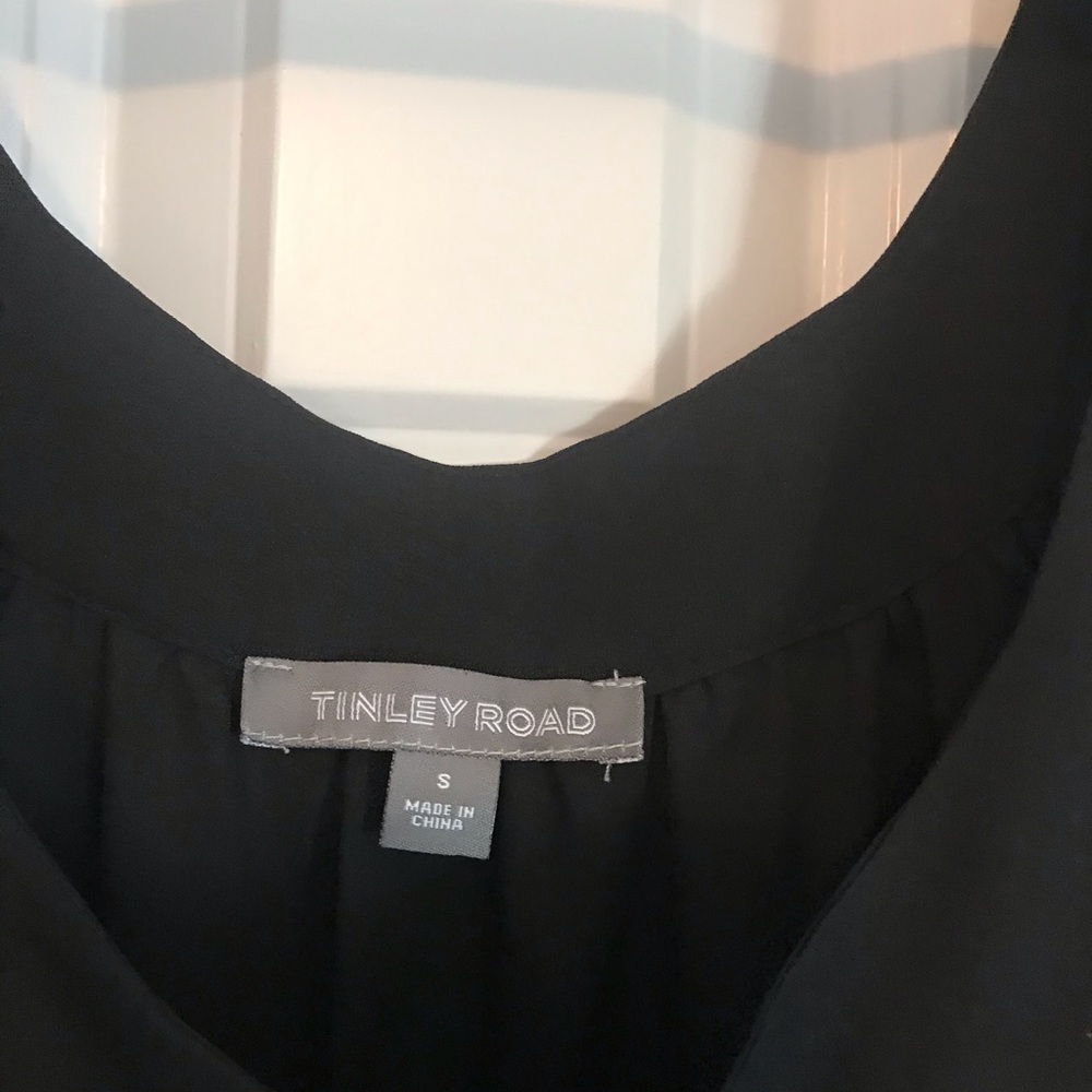 Black tank romper with pockets